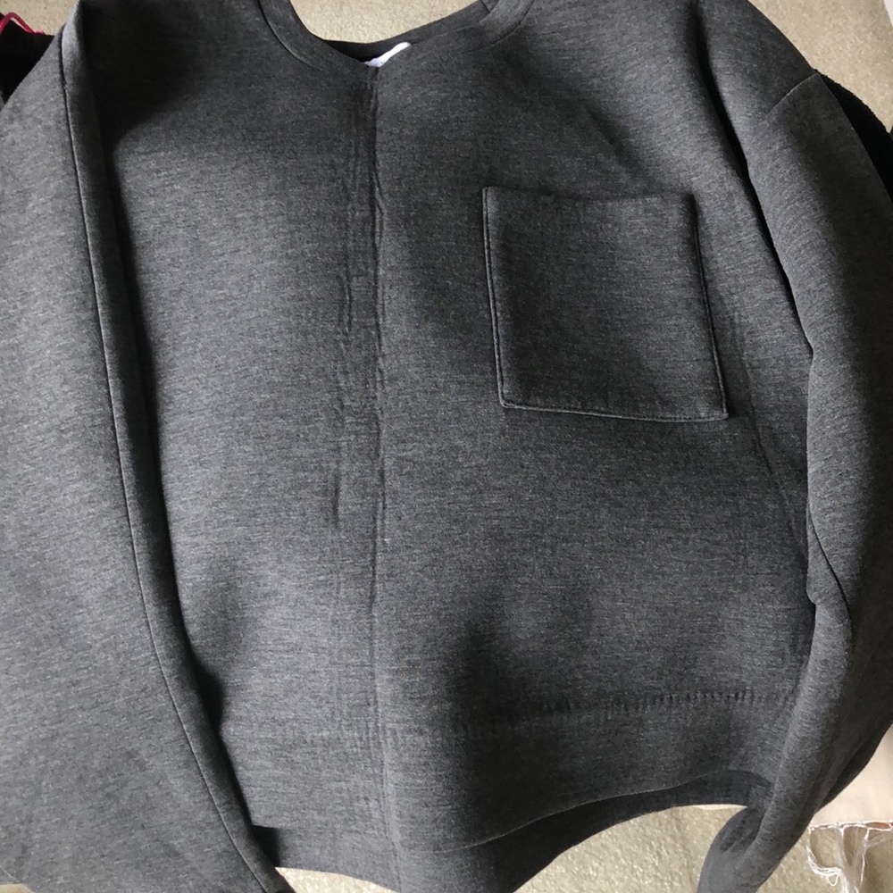 Grey Boxy Sweatshirt - Picture 4 of 7